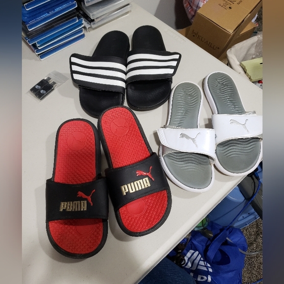 PUMA & Adidas Shoes - 3  Ladies flip-flops